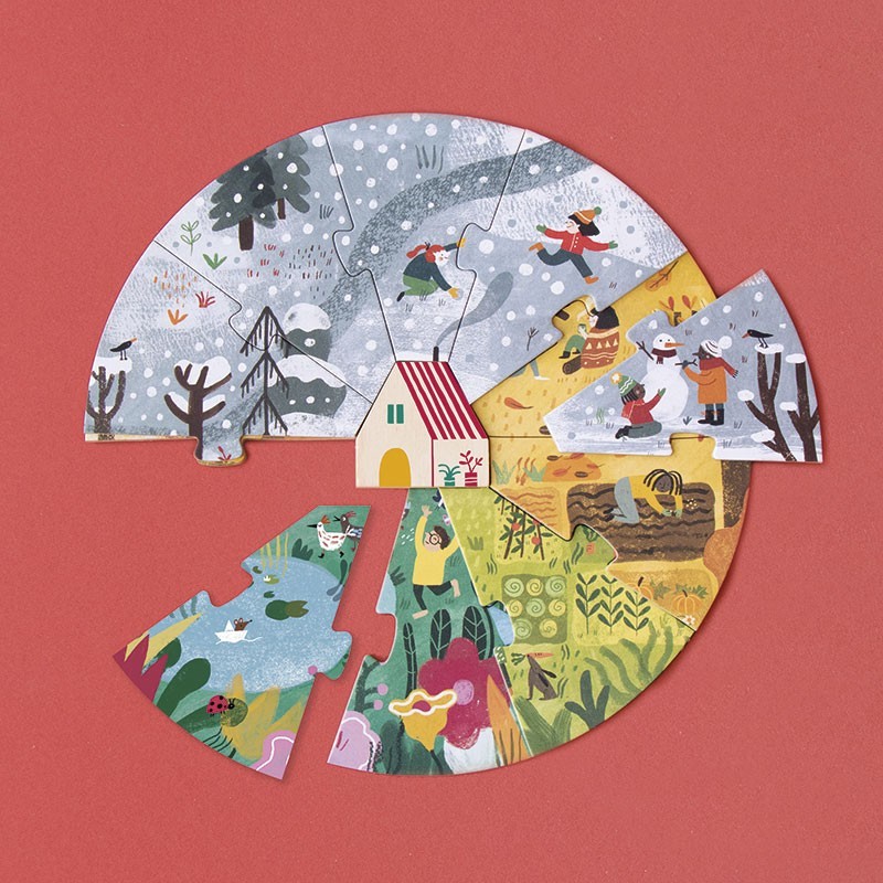 4 estaciones y una casita de madera